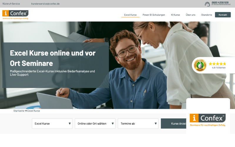 Webdesigner Dortmund Referenz Bildungsinstitut